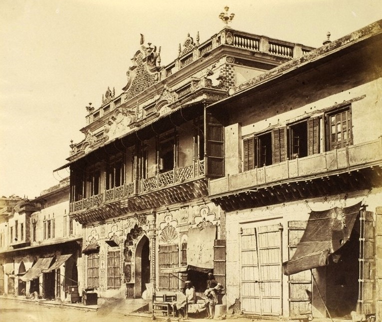 Chandni Chowk Delhi 1858