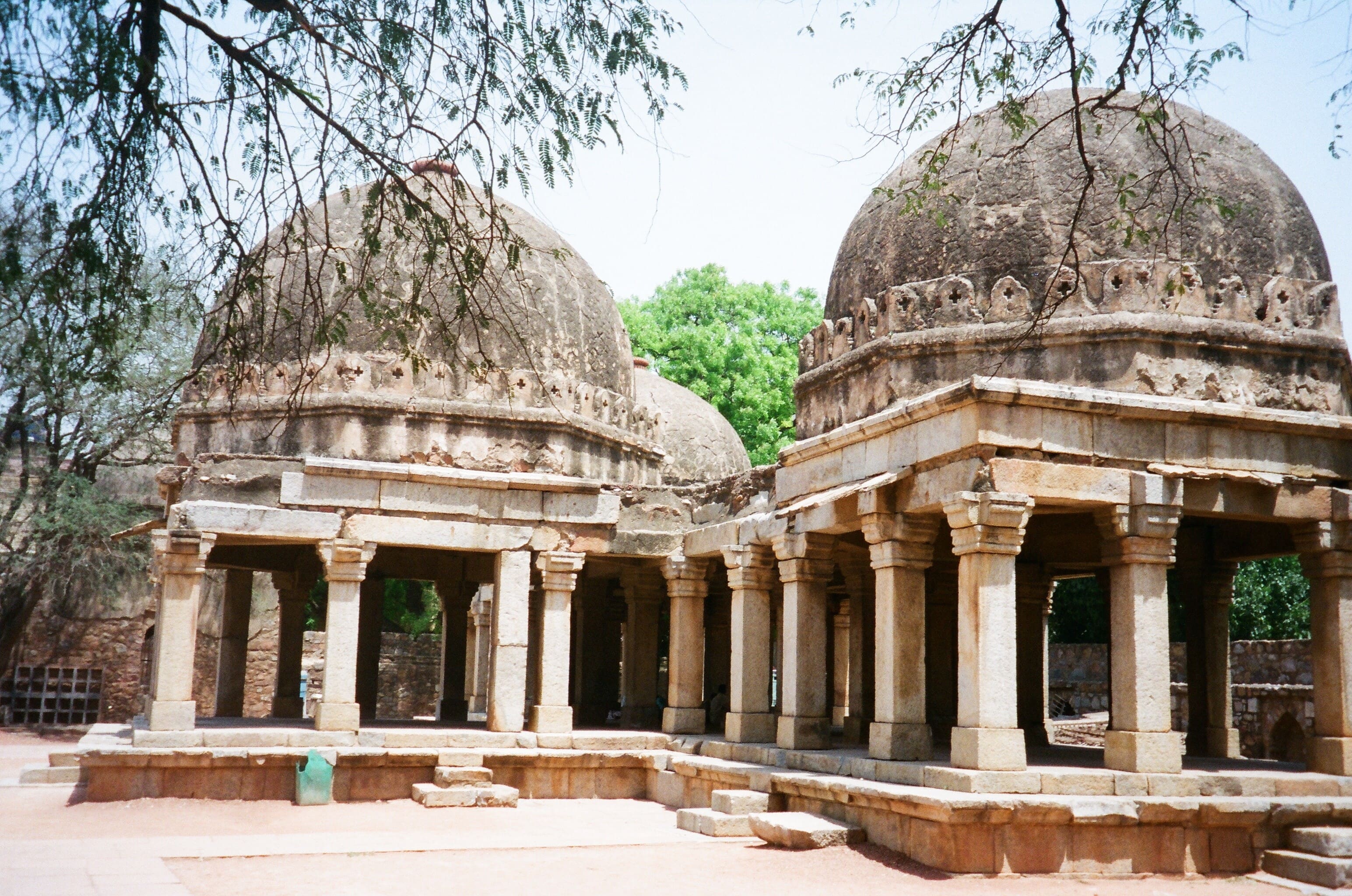 Tombs in the front courtyard of the Hauz Khas