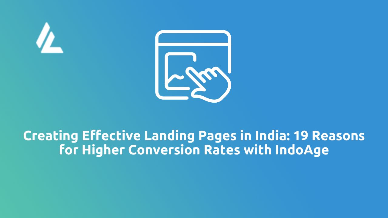 website landing page