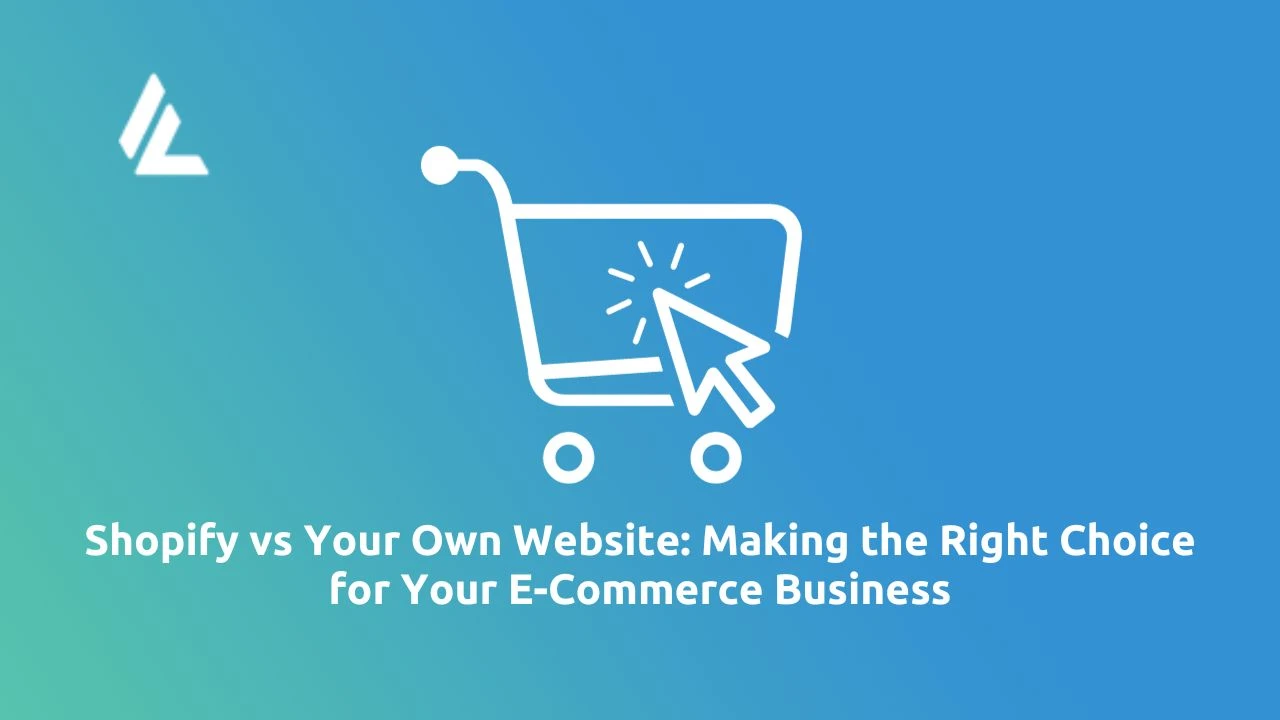 shopify vs your own website